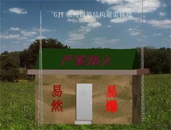 GJT系列三柱圓鋼避雷針塔價格實惠廠家支持定制 